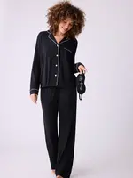 PJ Salvage Modal Basics PJ Set w/ Mask