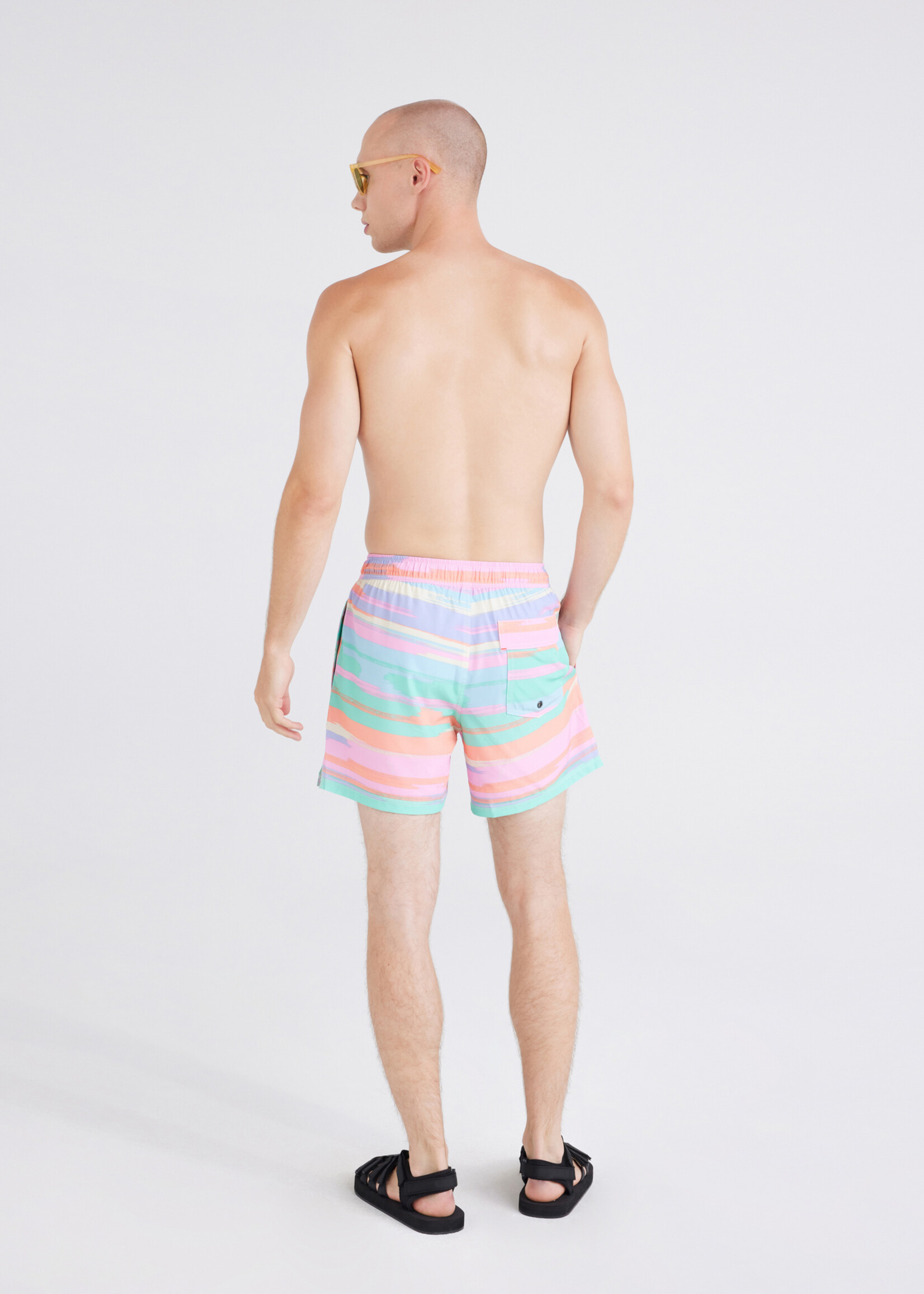 Saxx Oh Buoy 5" Printed Swim Trunk