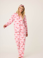 PJ Salvage Bows Flannel PJ Set
