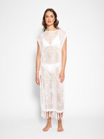 Koy Resort Santorini Fringe Long Coverup