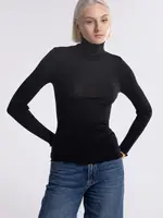 Oscalito Wool & Silk Rib Turtleneck