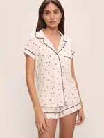 Eberjey Gisele Printed Shortie PJ Set