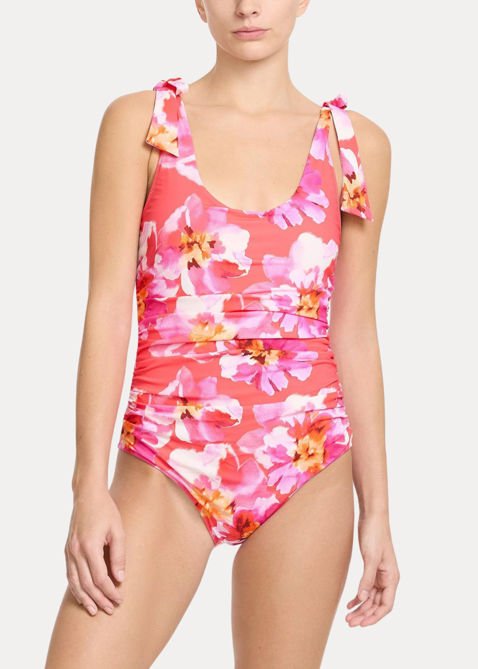 Hanky Panky Tie Strap Ruched Swimsuit 7R8451