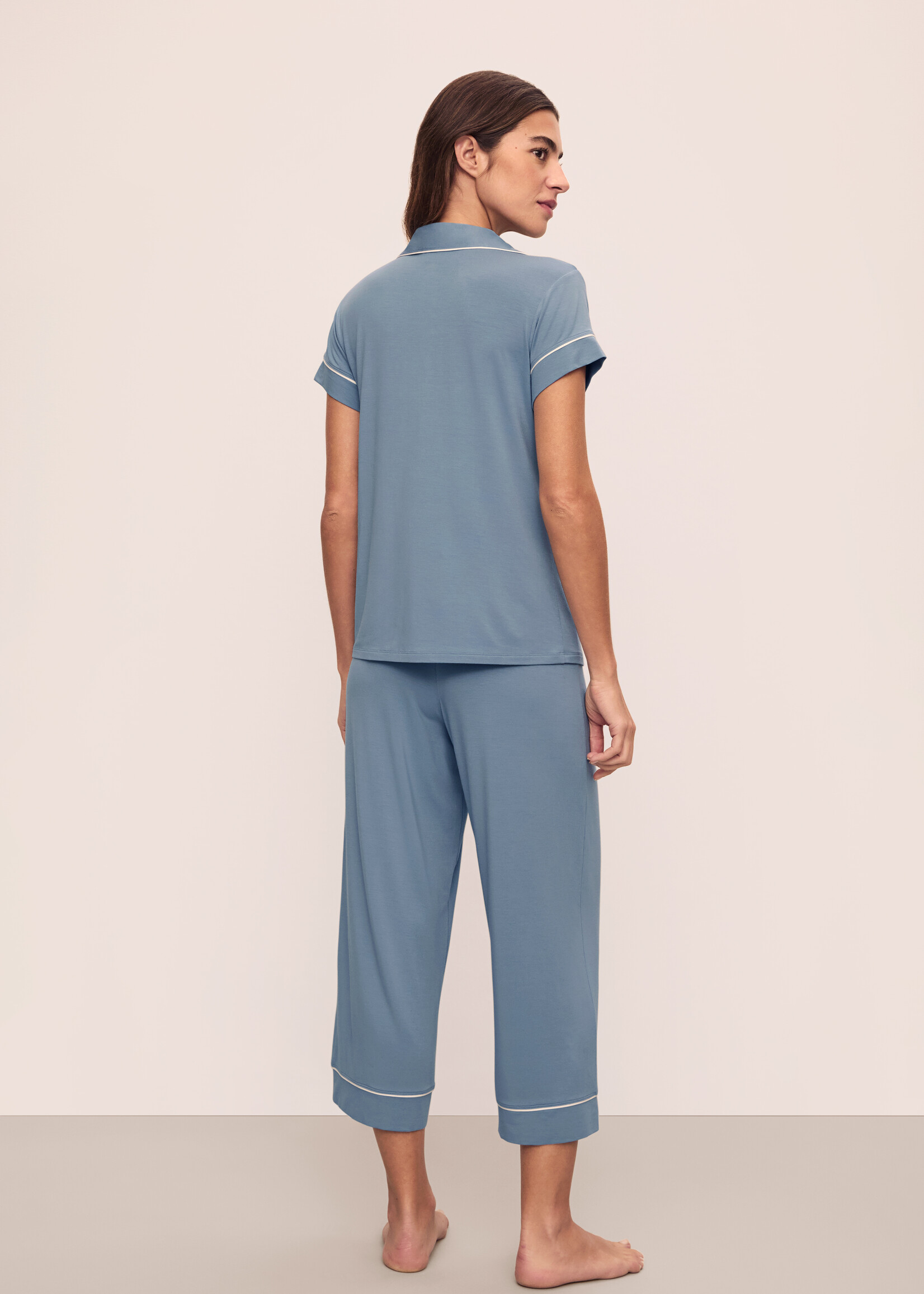 Eberjey Gisele Crop PJ Set PJ1018TSZC