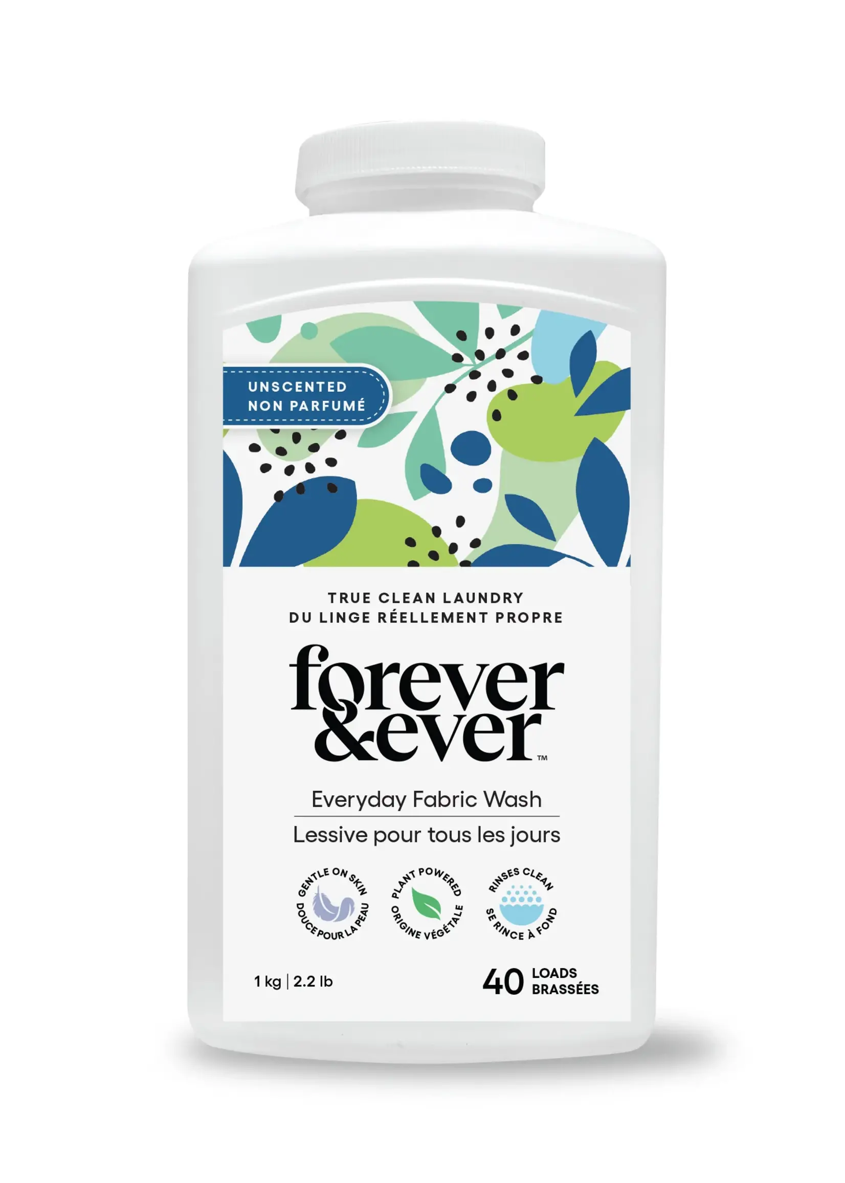 Forever & Ever Unscented Powder Detergent Large 1000g