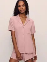 Eberjey Gisele Rib Relaxed Short PJ Set