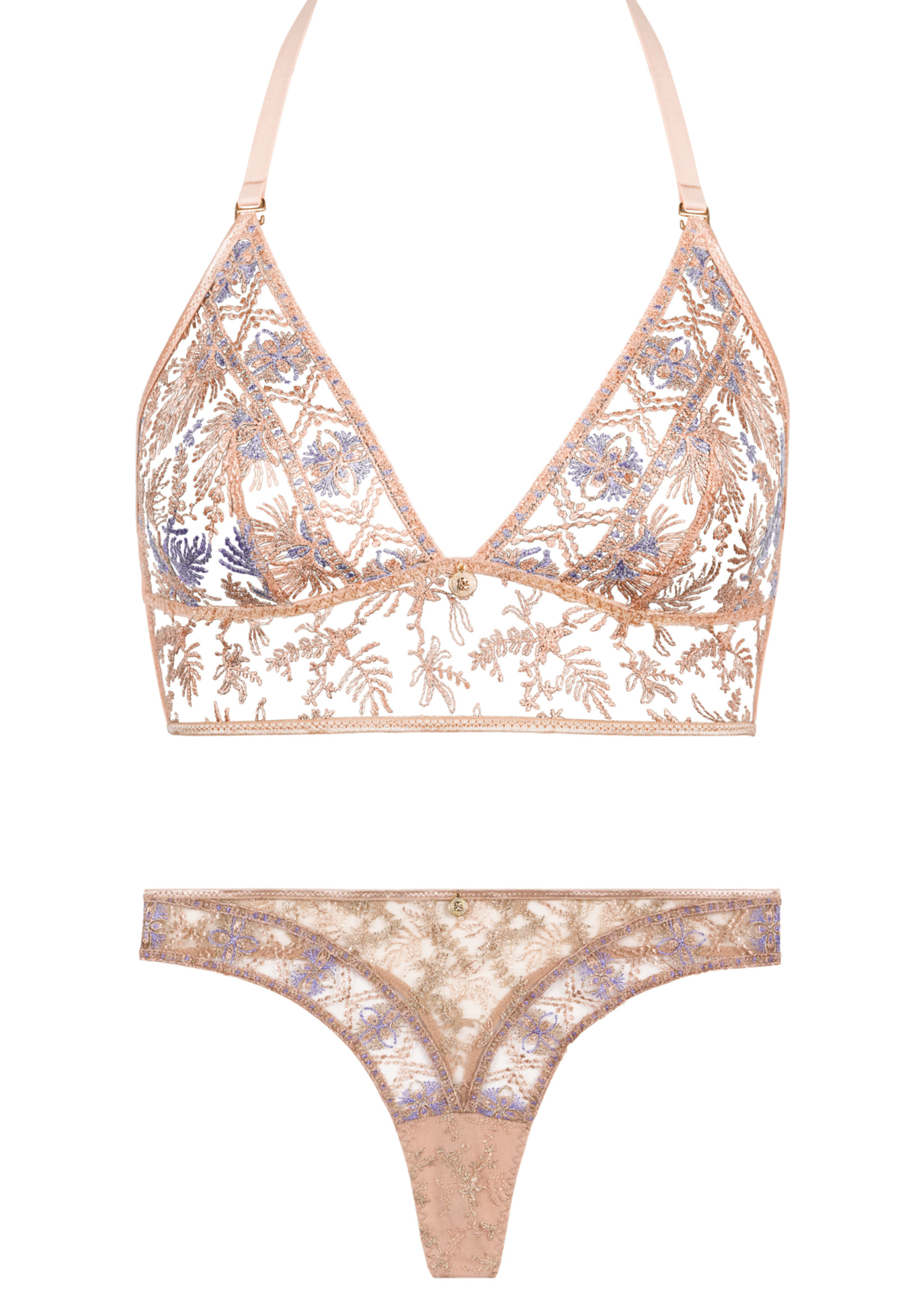 Aubade Sound of Heart Bralette & Thong Set 4C10B/4C26