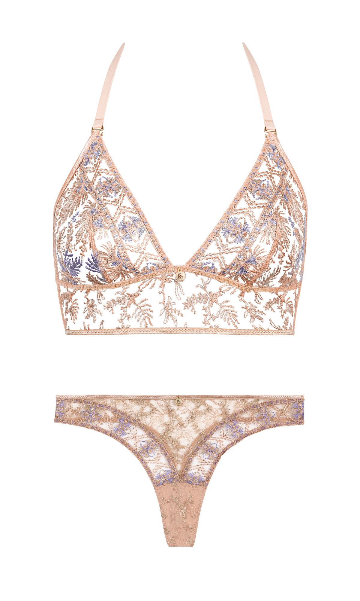 Aubade Sound of Heart Bralette / Thong Set 4C10B/4C26 - Brabary