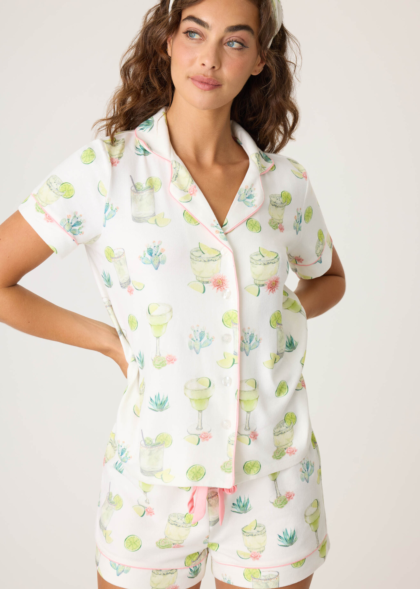 PJ Salvage Limes & Sunshine Short PJ Set RSLSPJ