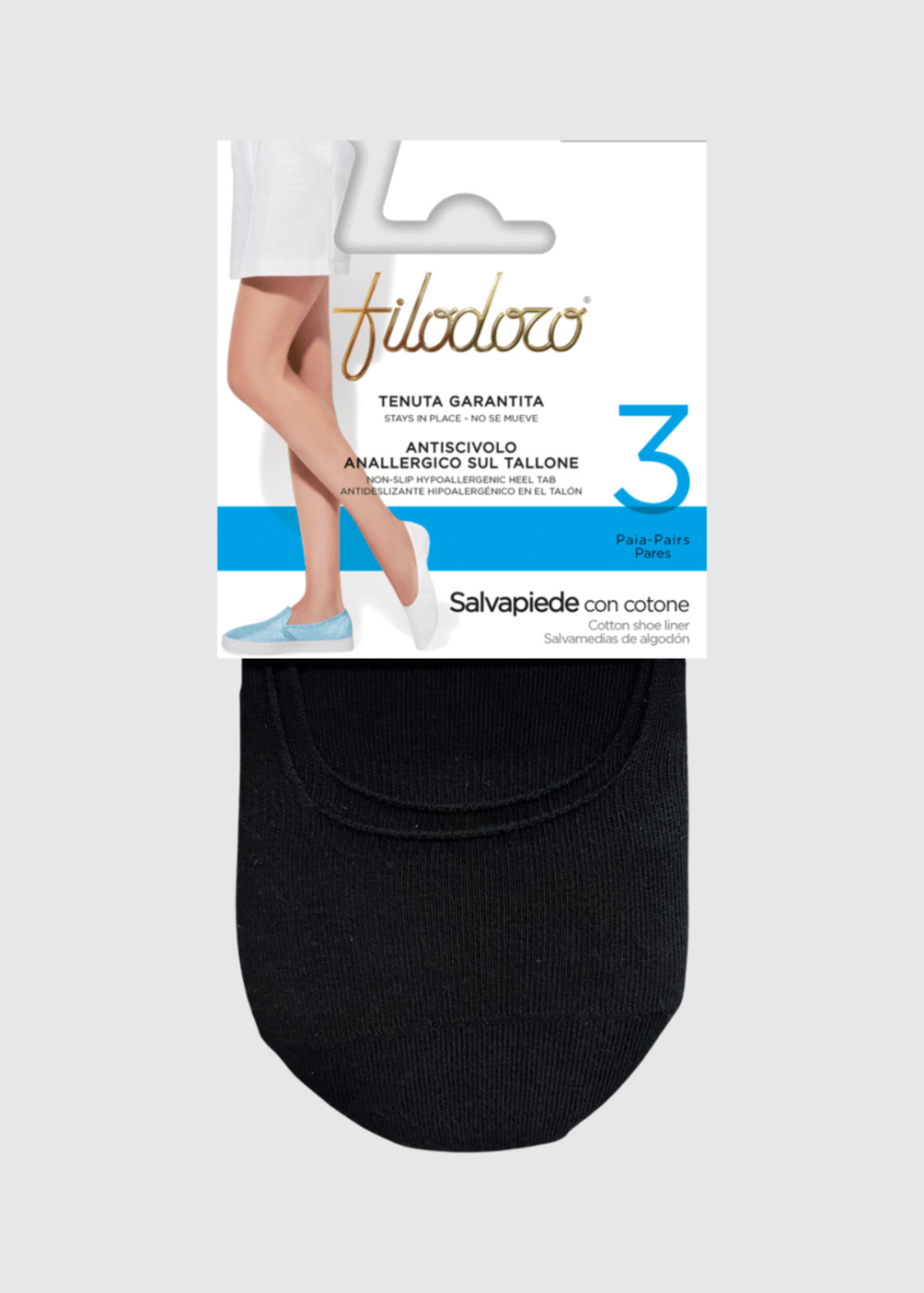 Salvapiede Cotton Footsie 3 Pack