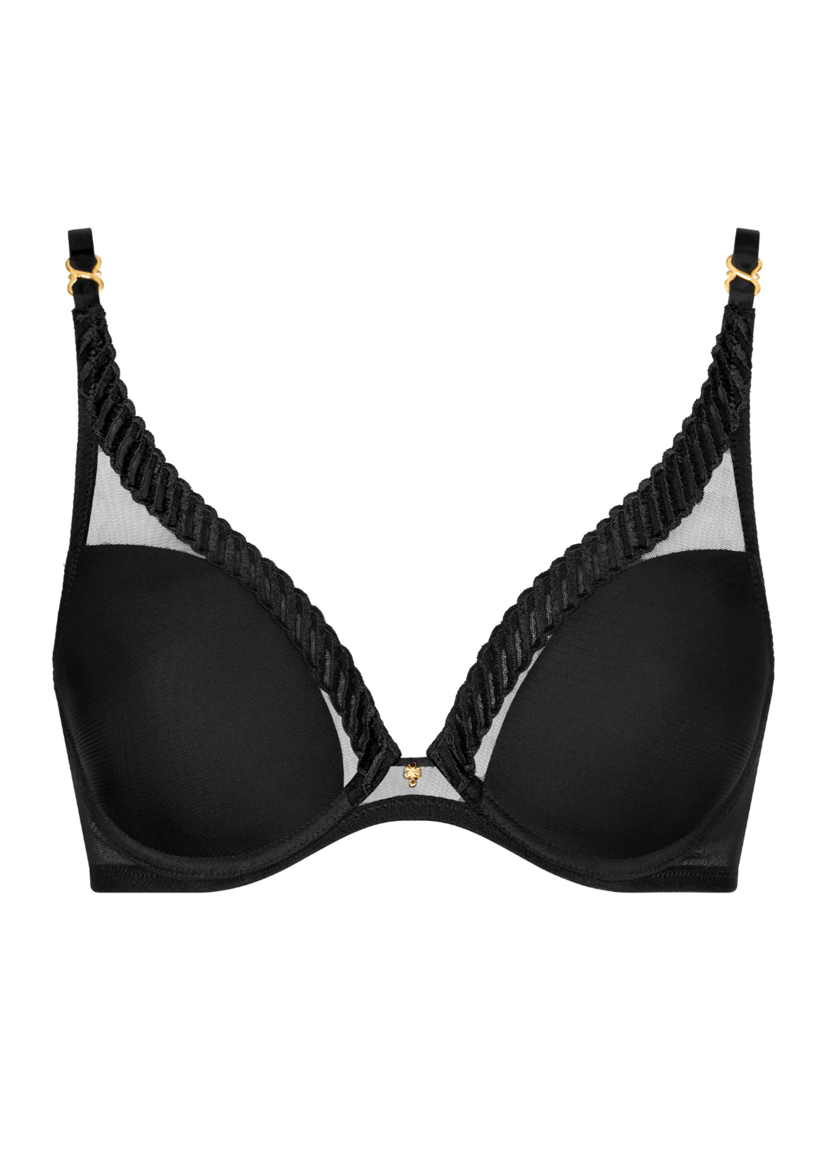 Aubade Sheer Emotion Triangle Plunge Bra 4MF12