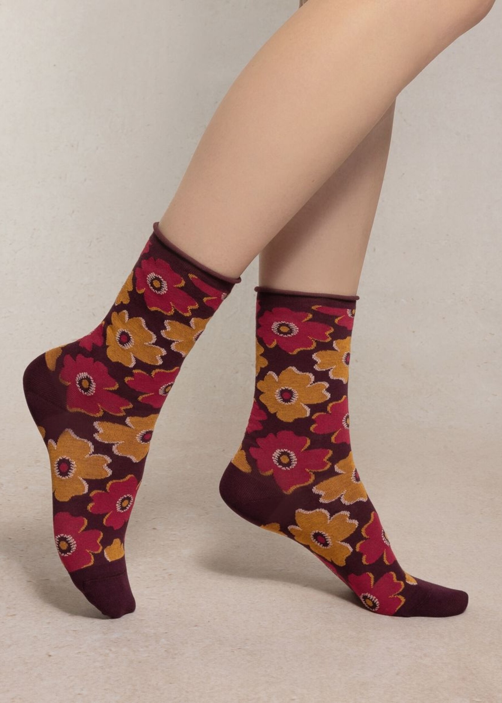 Bleuforet Cotton Petunia Socks 6577