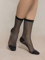 Bleuforet Ribbed Transparent Socks 6587
