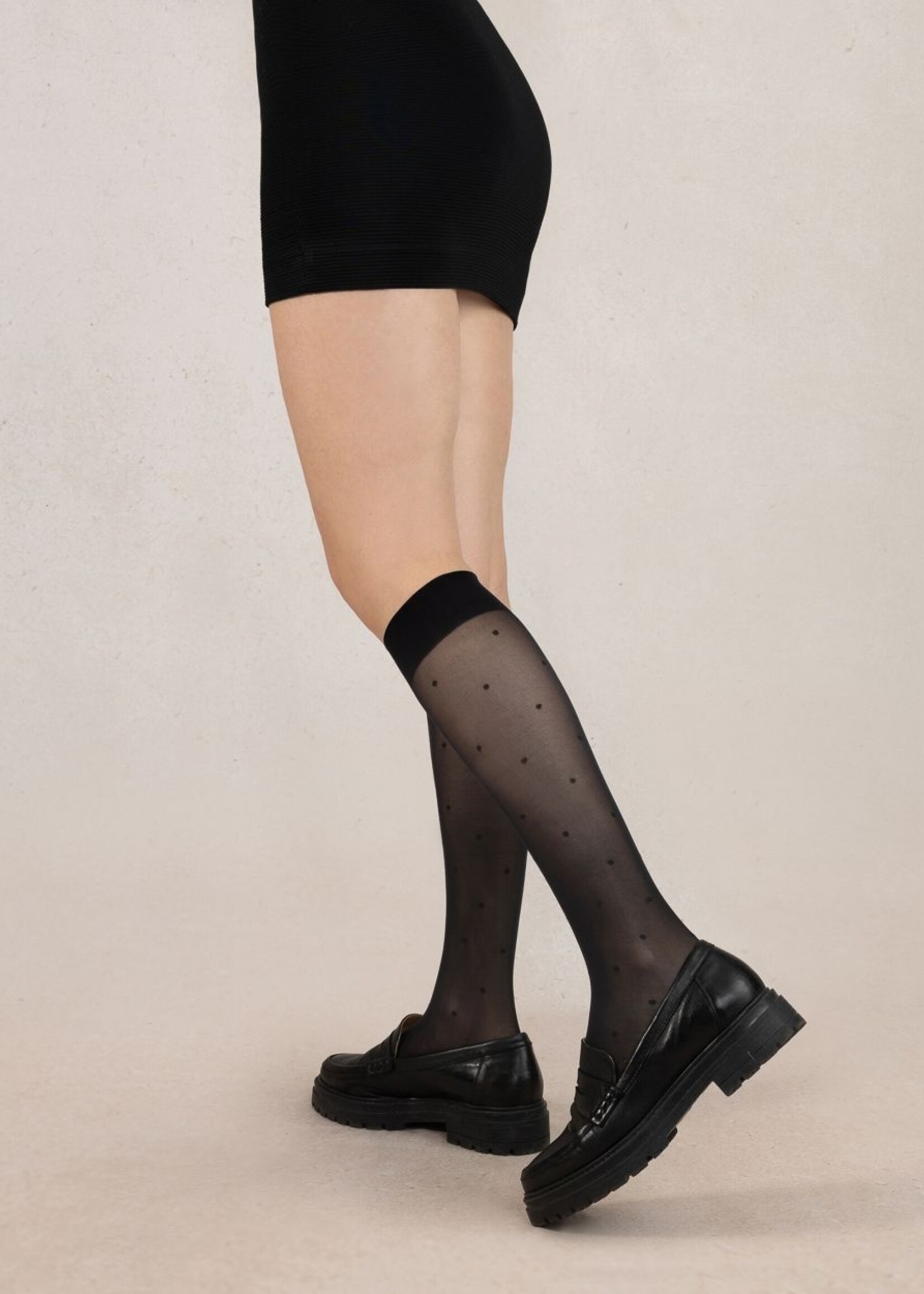 Bleuforet Polka Dot Knee High Socks 5106