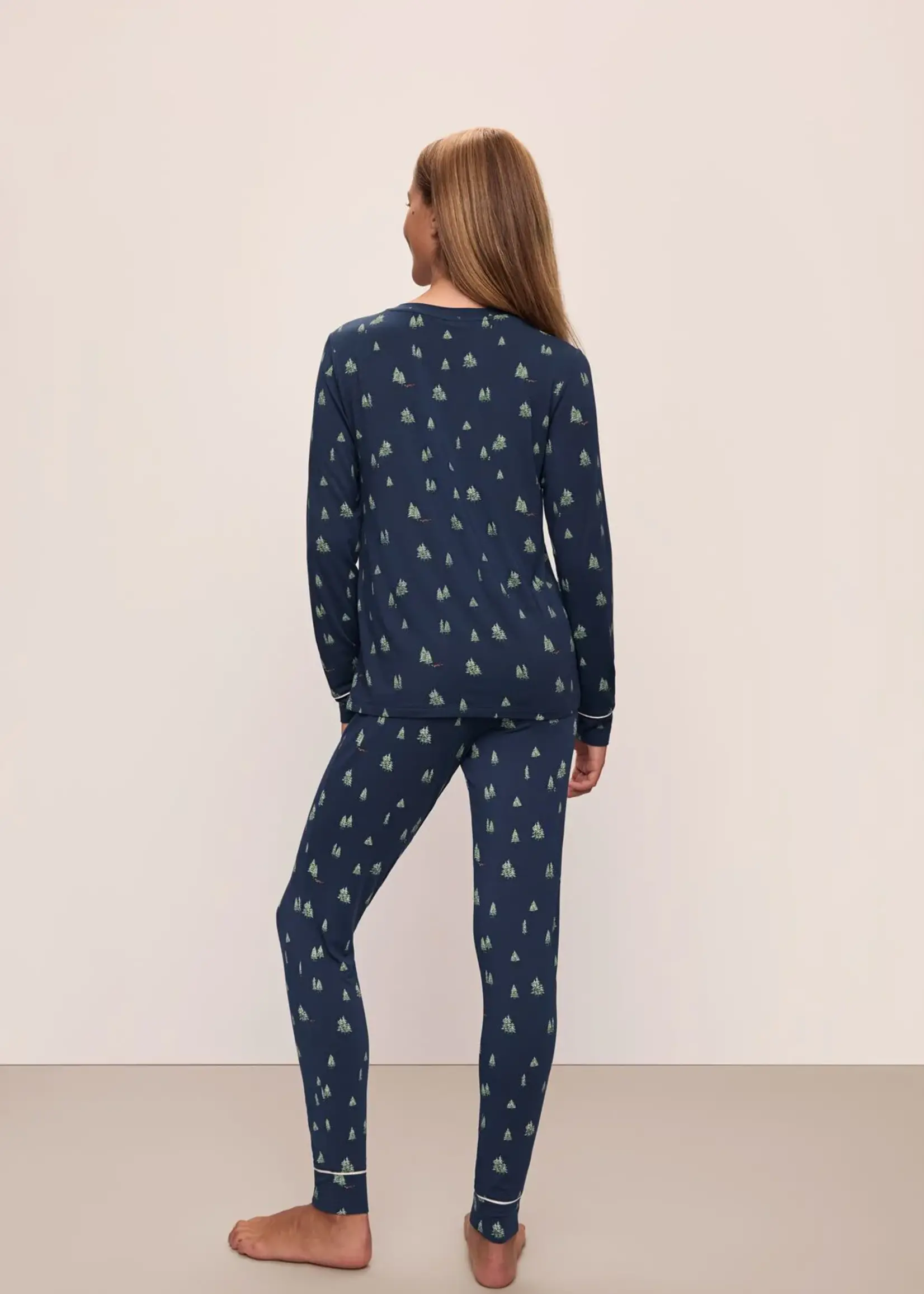 Eberjey Gisele Printed Crew Long PJ PJ1141LS