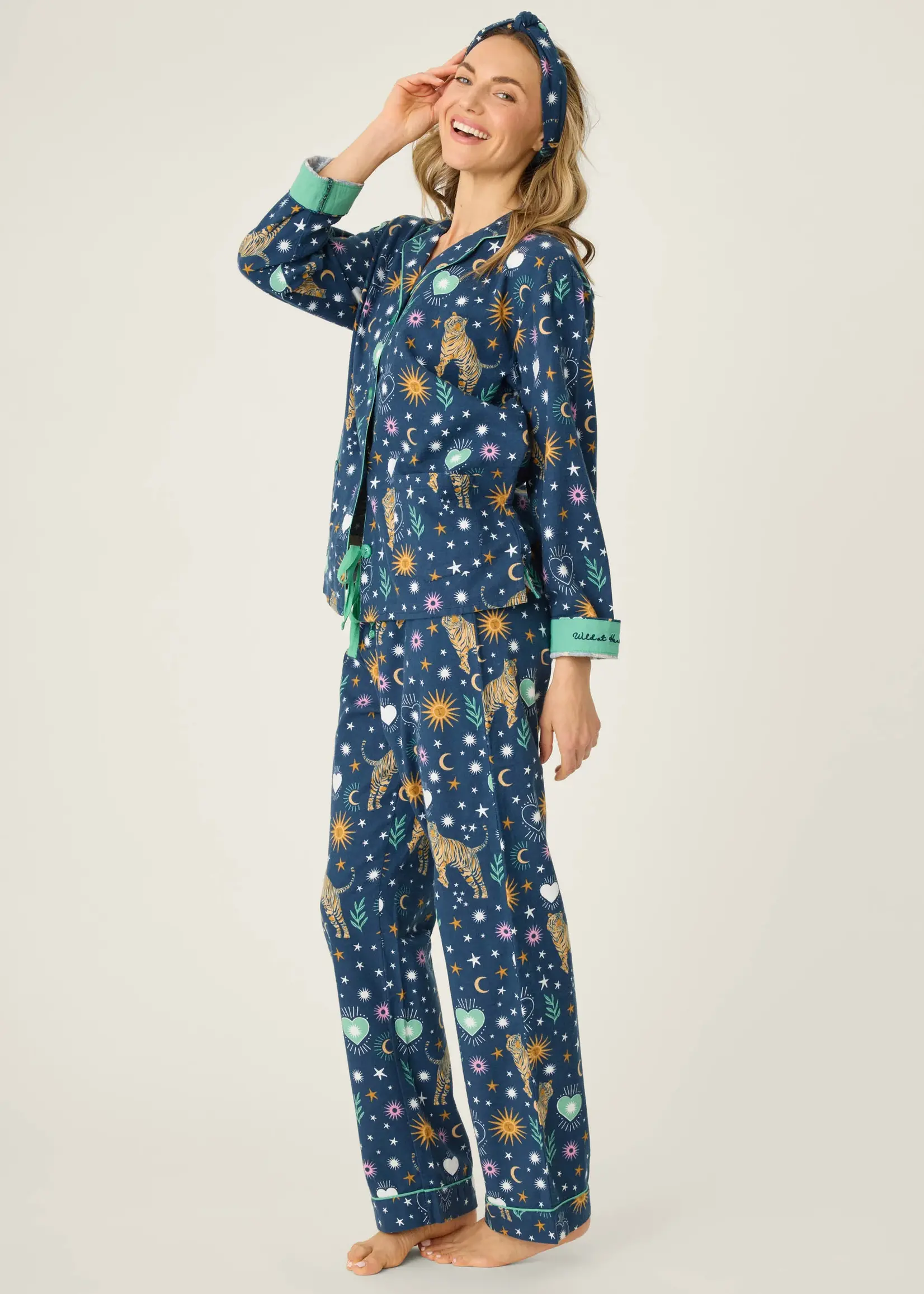 PJ Salvage Wild at Heart Flannel PJ Set RUFLPJ1