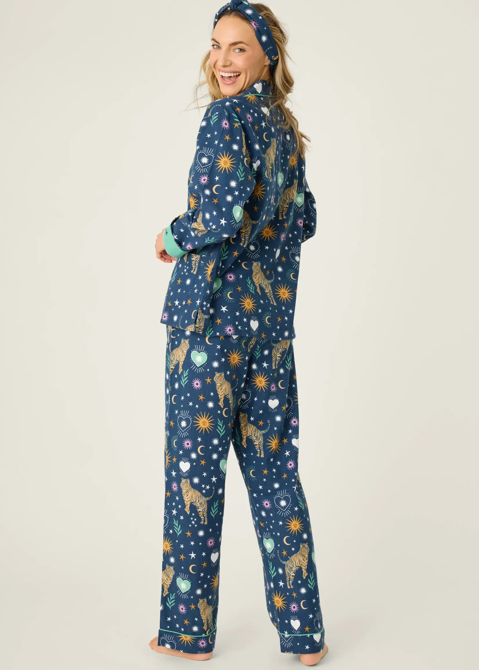 PJ Salvage Wild at Heart Flannel PJ Set RUFLPJ1