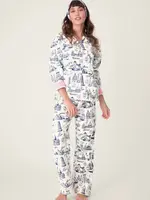PJ Salvage Bon Voyage Flannel PJ Set