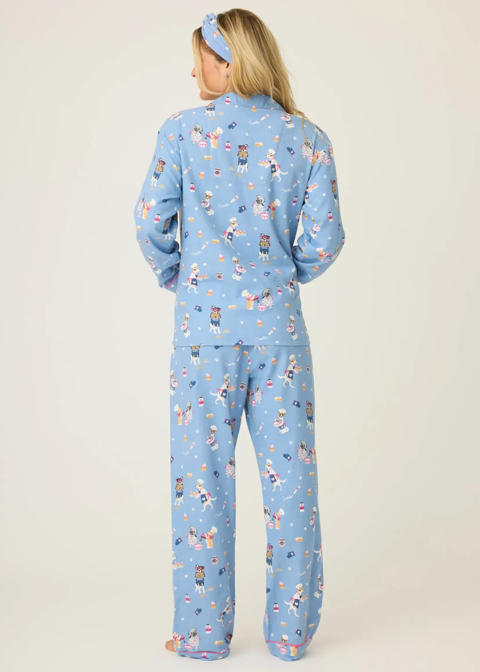 PJ Salvage Baked Woof Love Flannel PJ Set RUFLPJ1