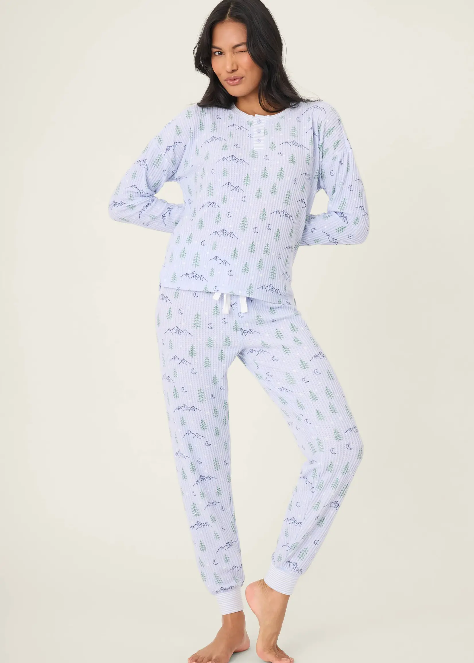 PJ Salvage Ski Jammie Classics Set RUSJST