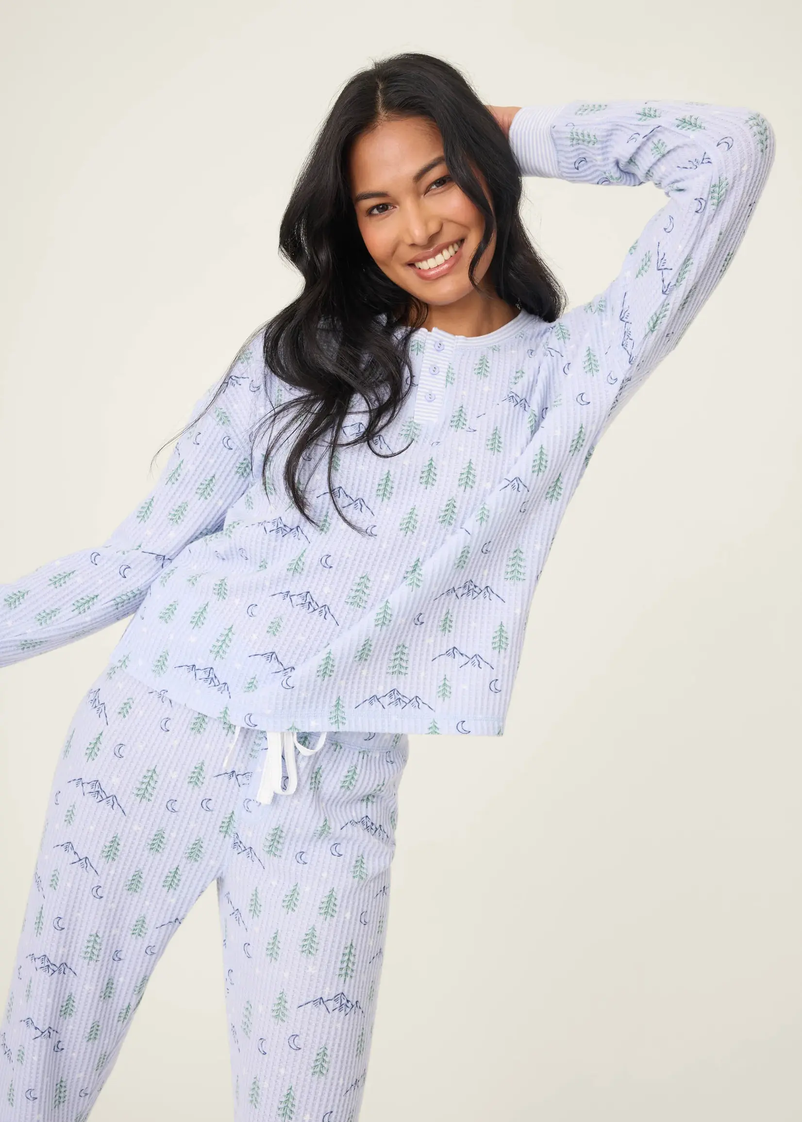 PJ Salvage Ski Jammie Classics Set RUSJST