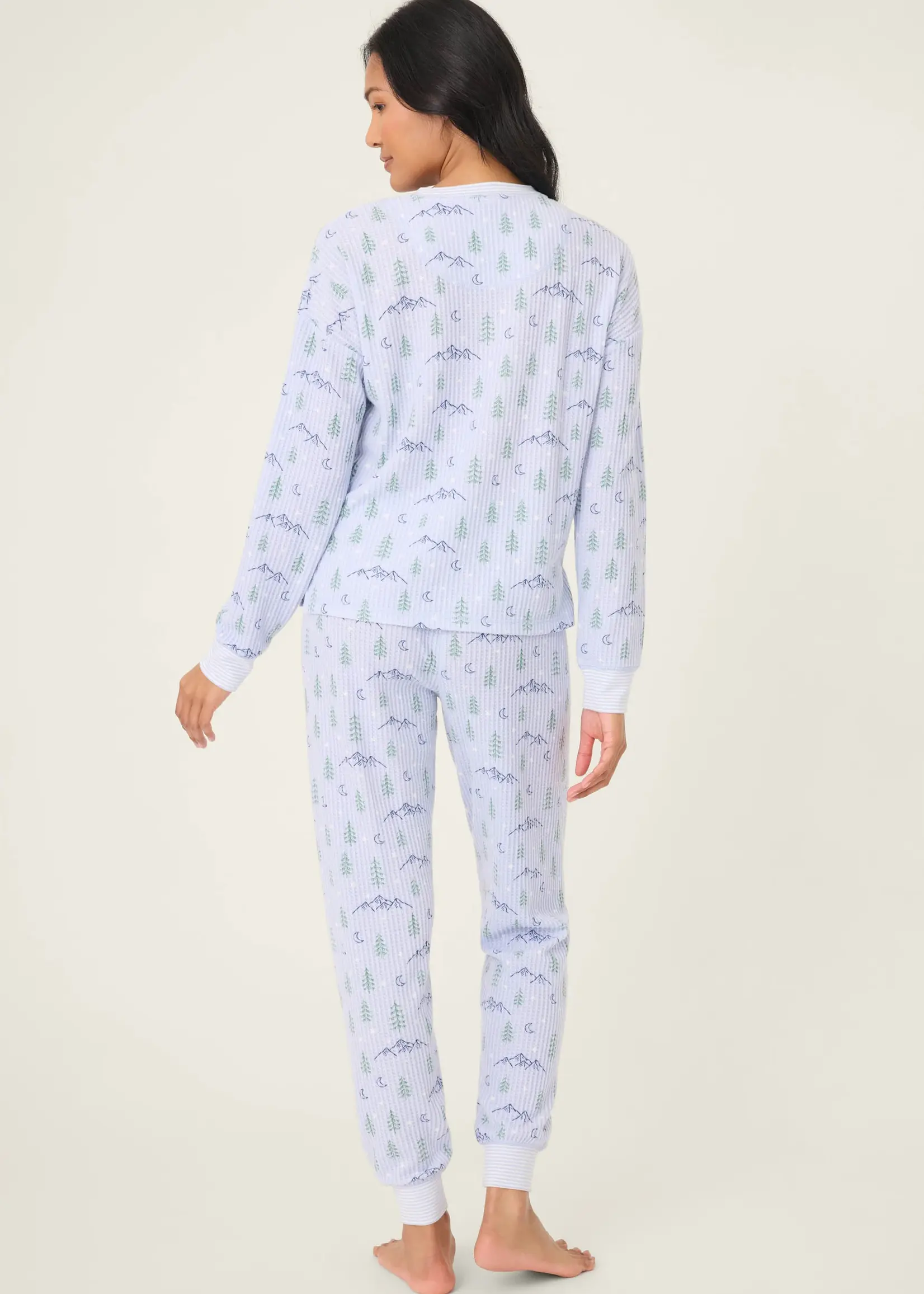 PJ Salvage Ski Jammie Classics Set RUSJST