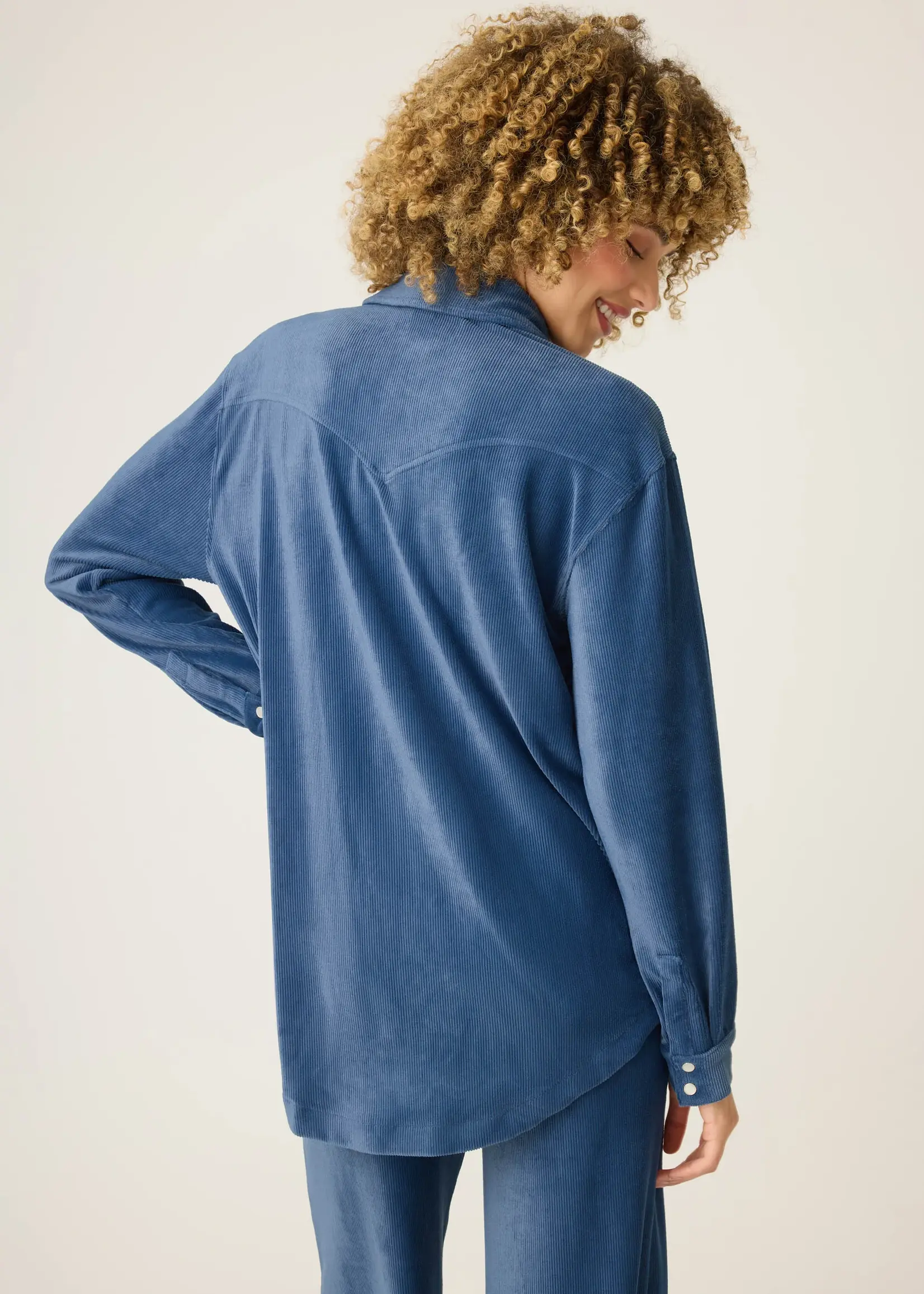 PJ Salvage Craving Corduroy Button Down PJ Set RUSCST