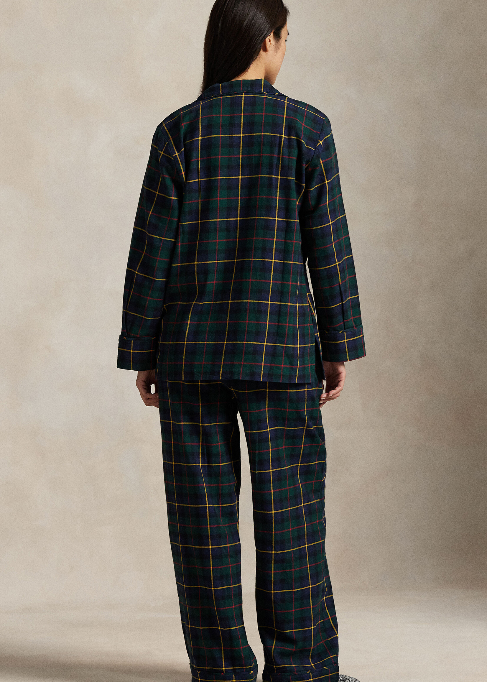 Polo Ralph Lauren Madison Plaid Cotton Flannel PJ Set 4P8043R3