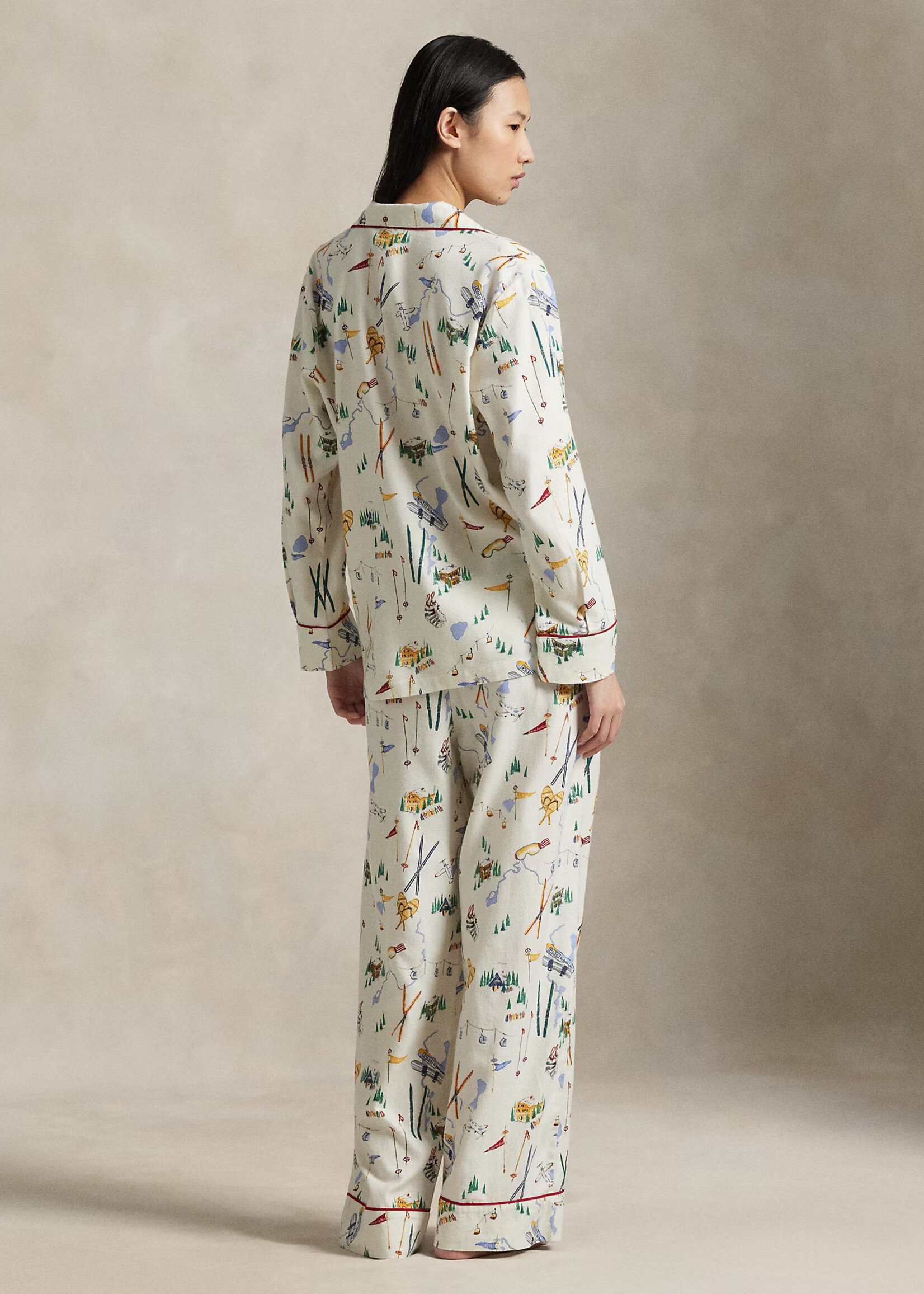 Polo Ralph Lauren Madison Ski Cotton Flannel PJ Set 4P0143R3