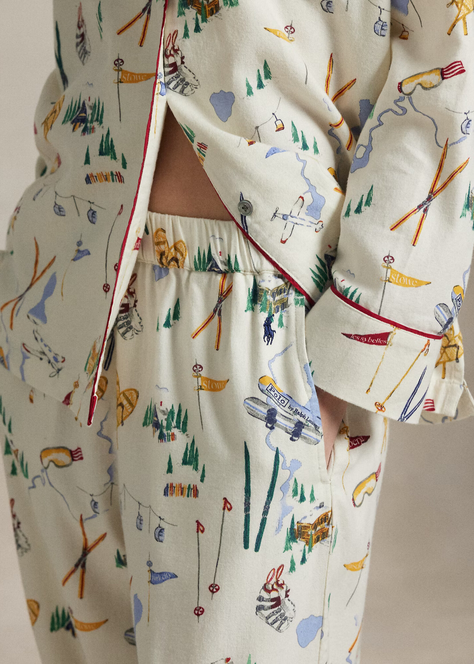 Polo Ralph Lauren Madison Ski Cotton Flannel PJ Set 4P0143R3