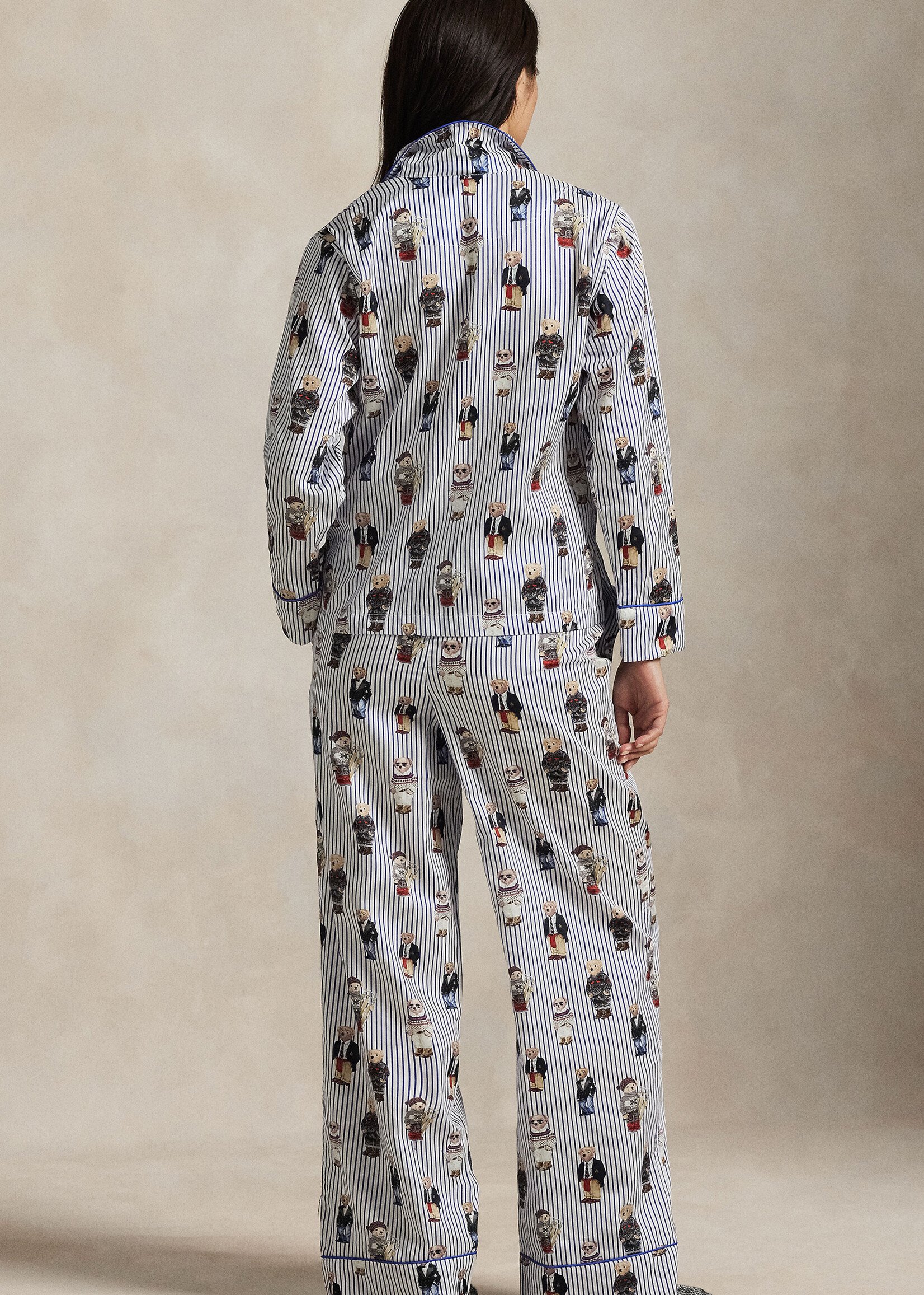 Polo Ralph Lauren Madison Bears Cotton Sateen PJ Set 4P0704R3