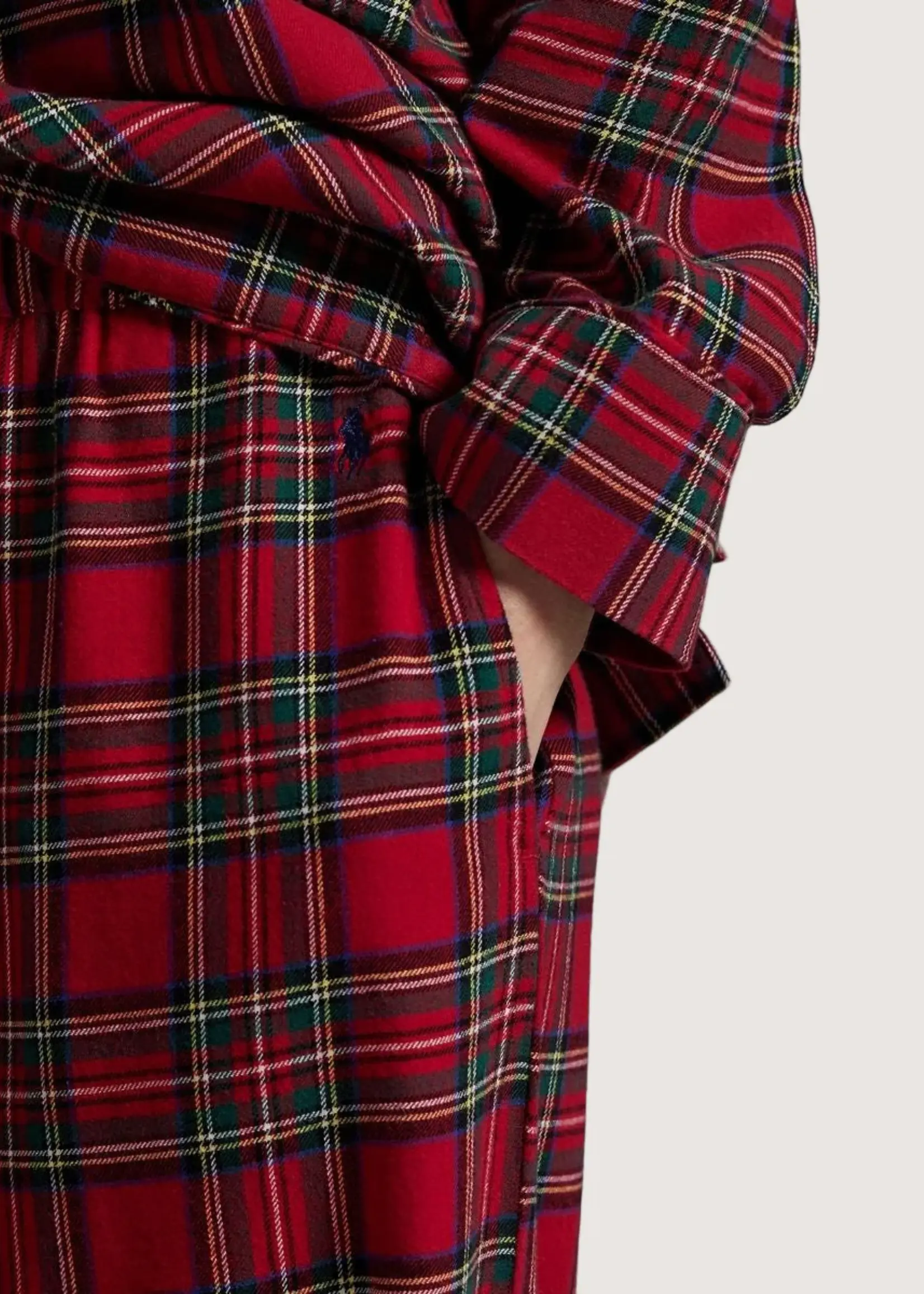 Polo Ralph Lauren Madison Plaid Cotton Flannel PJ Set 4P8043R3