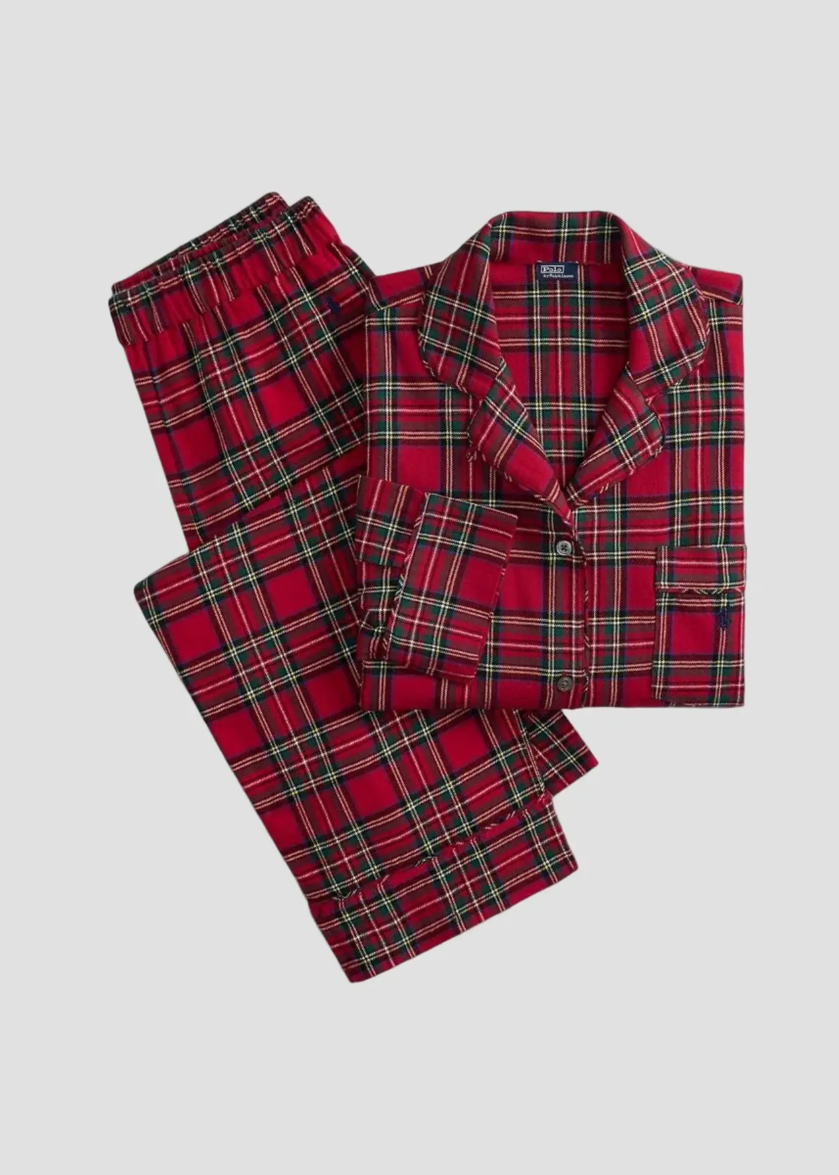 Polo Ralph Lauren Madison Plaid Cotton Flannel PJ Set 4P8043R3