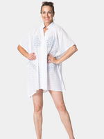 Cover Me Belvedere Point Oversized Shirt Dress