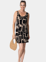 Cover Me Shoreline Chic Sleeveless Dress