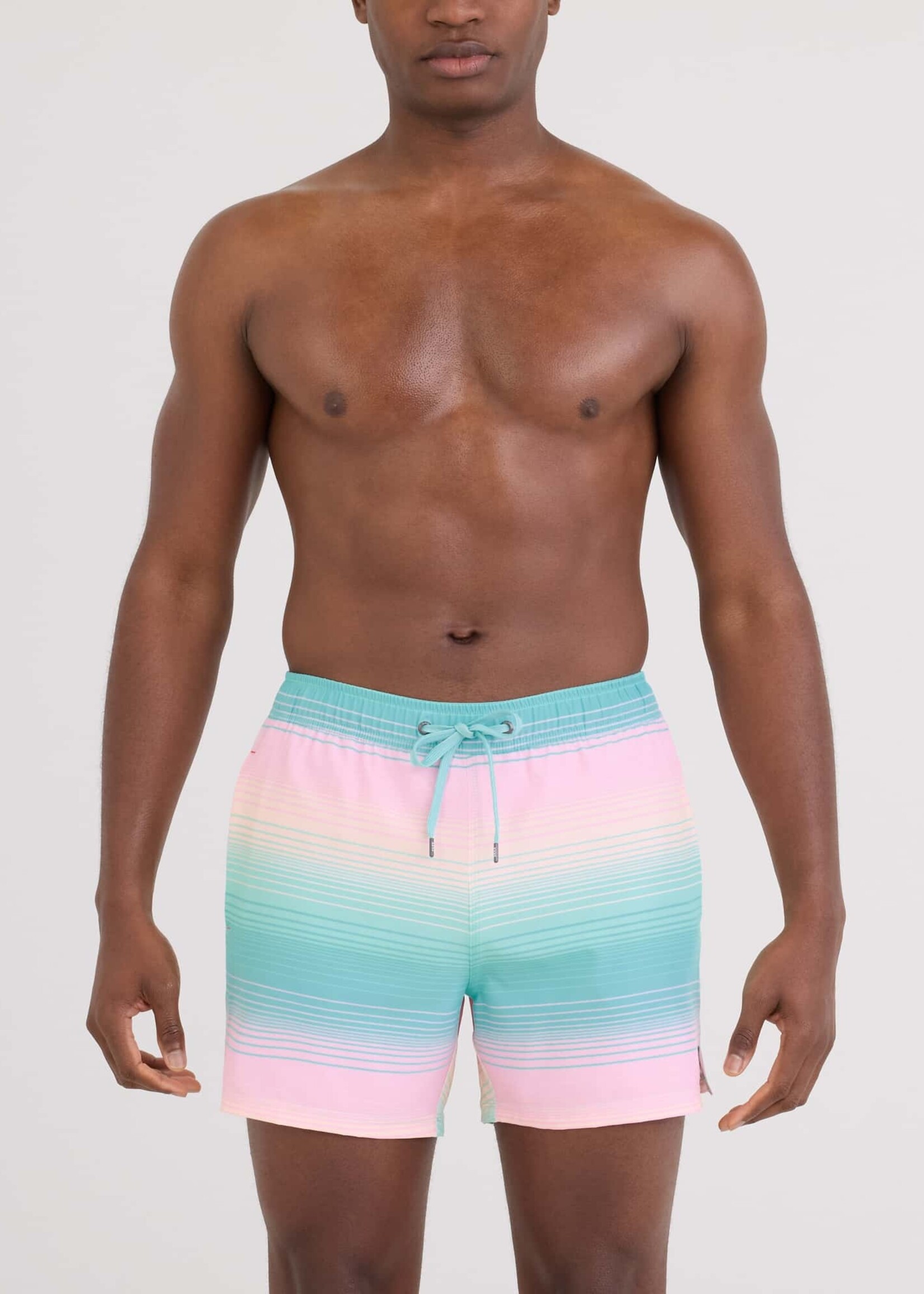Saxx Oh Buoy 5" Hazy Stripe Swim Trunk SXSW03L
