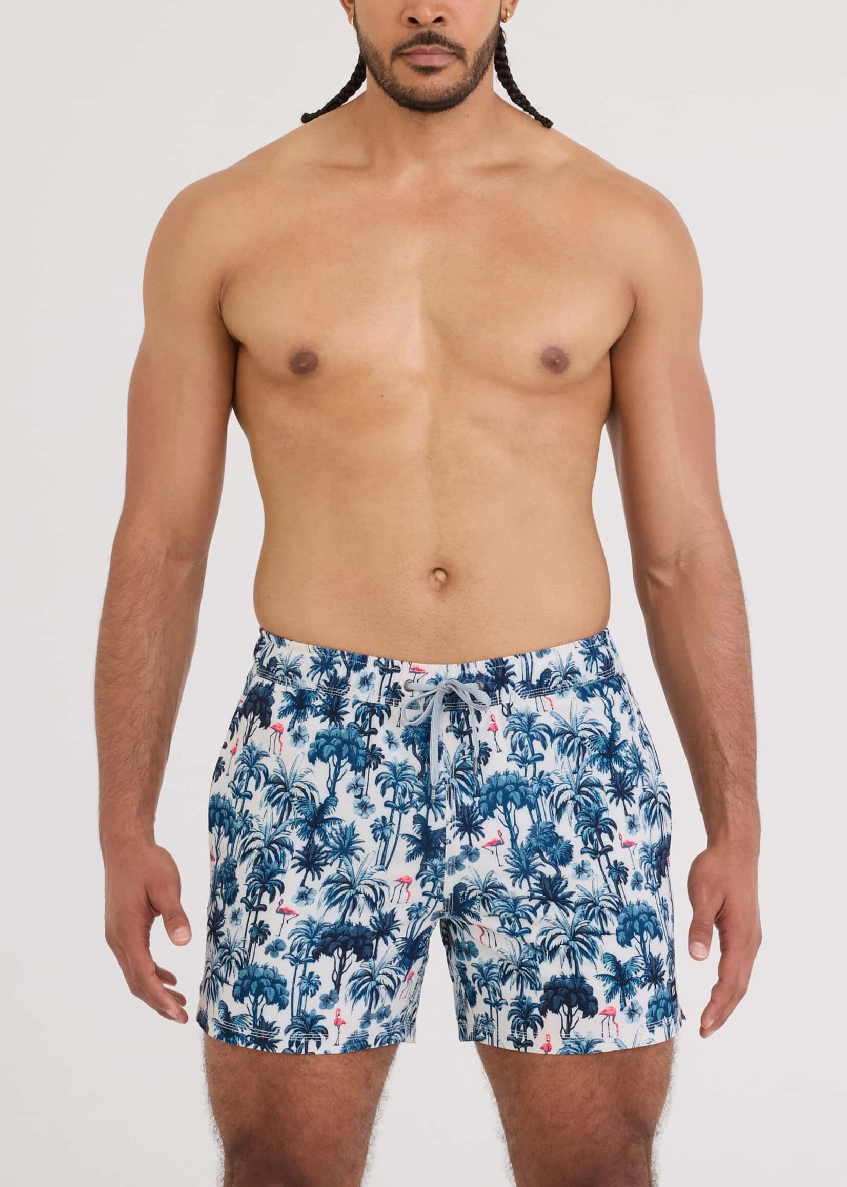 Saxx Oh Buoy 5" Printed Swim Trunk SXSW03L
