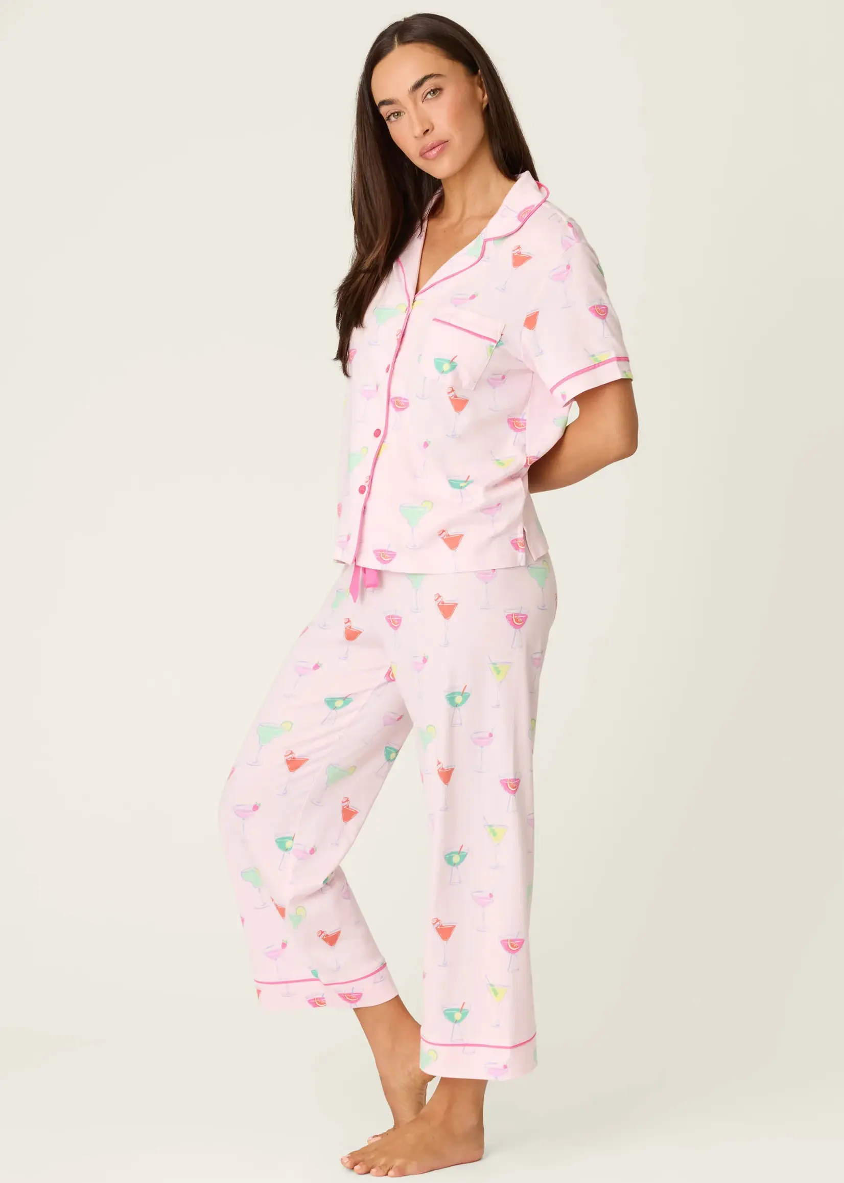 PJ Salvage Whimsy Crop PJ Set R7WHST2