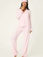 PJ Salvage Modal Basics PJ Set w/ Mask