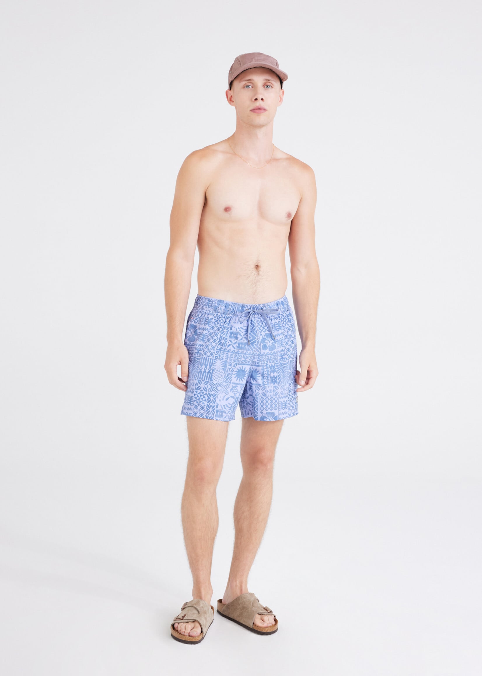 Saxx Oh Buoy 5" Tropical Print Swim Trunk SXSW03L