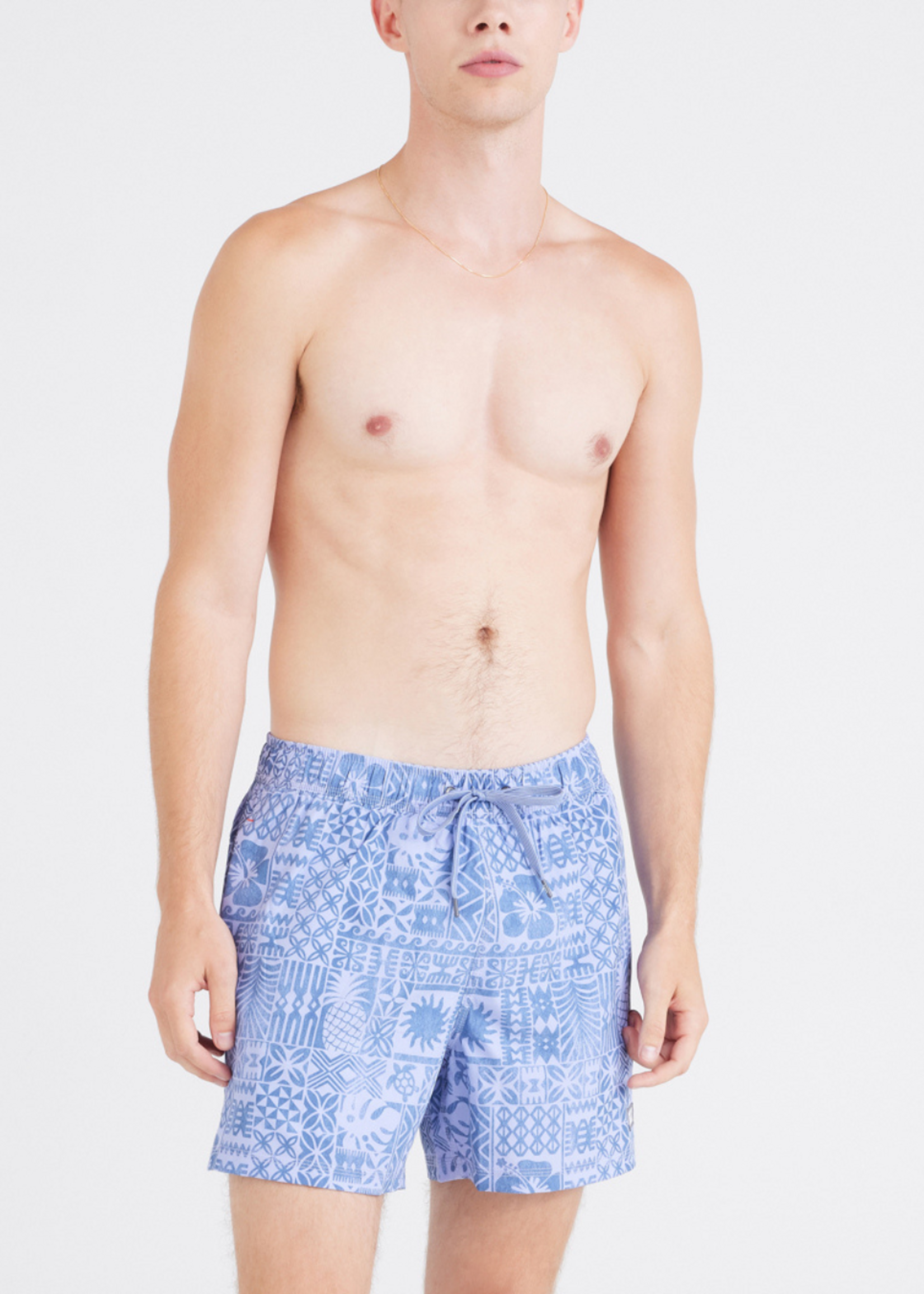 Saxx Oh Buoy 5" Tropical Print Swim Trunk SXSW03L