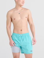 Saxx Oh Buoy 5" Turquoise Swim Trunk