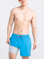 Saxx Oh Buoy 5" Tropical Blue Swim Trunk