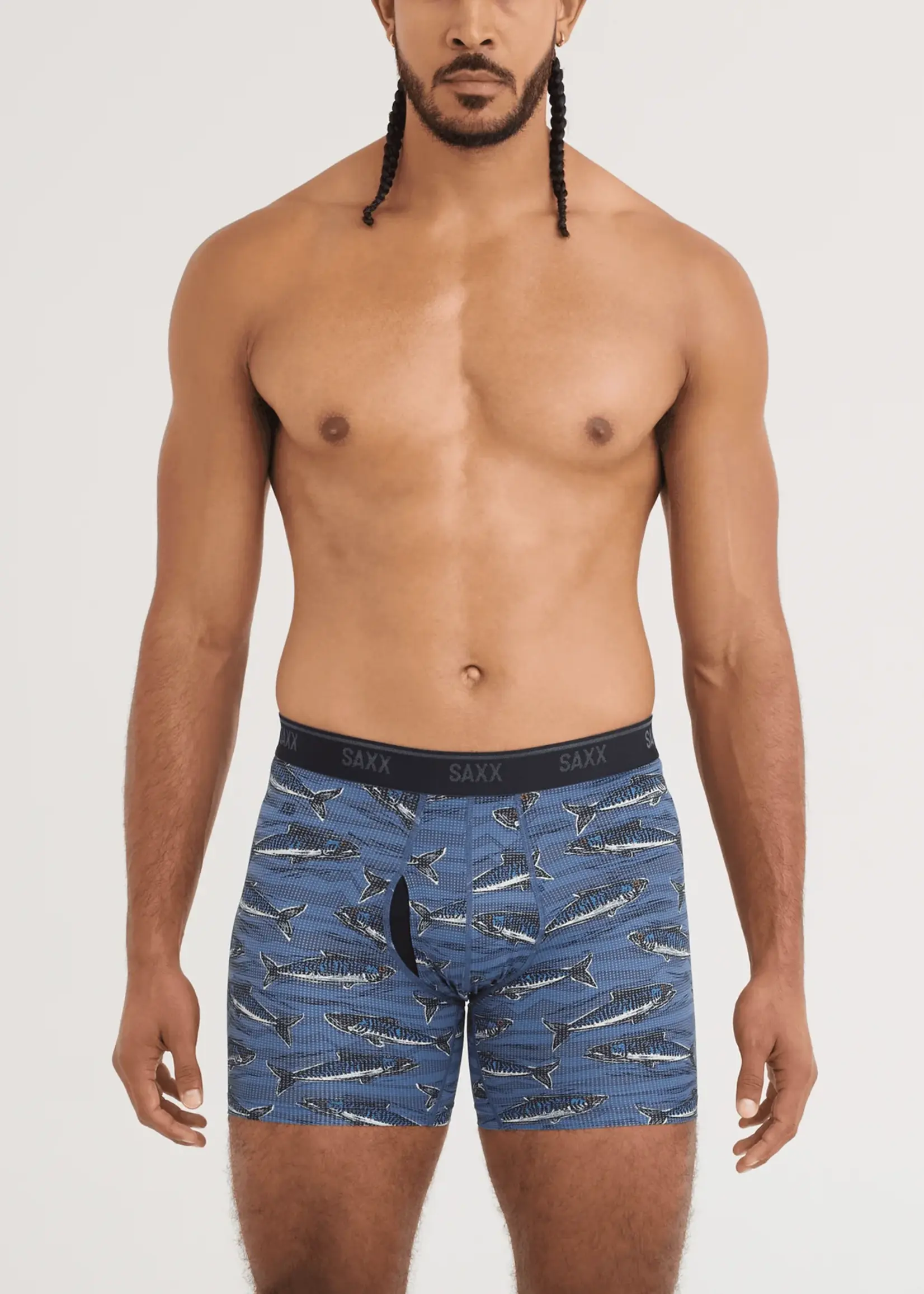 Saxx Quest Quick-Dry Mesh Boxer Brief SXBB65F