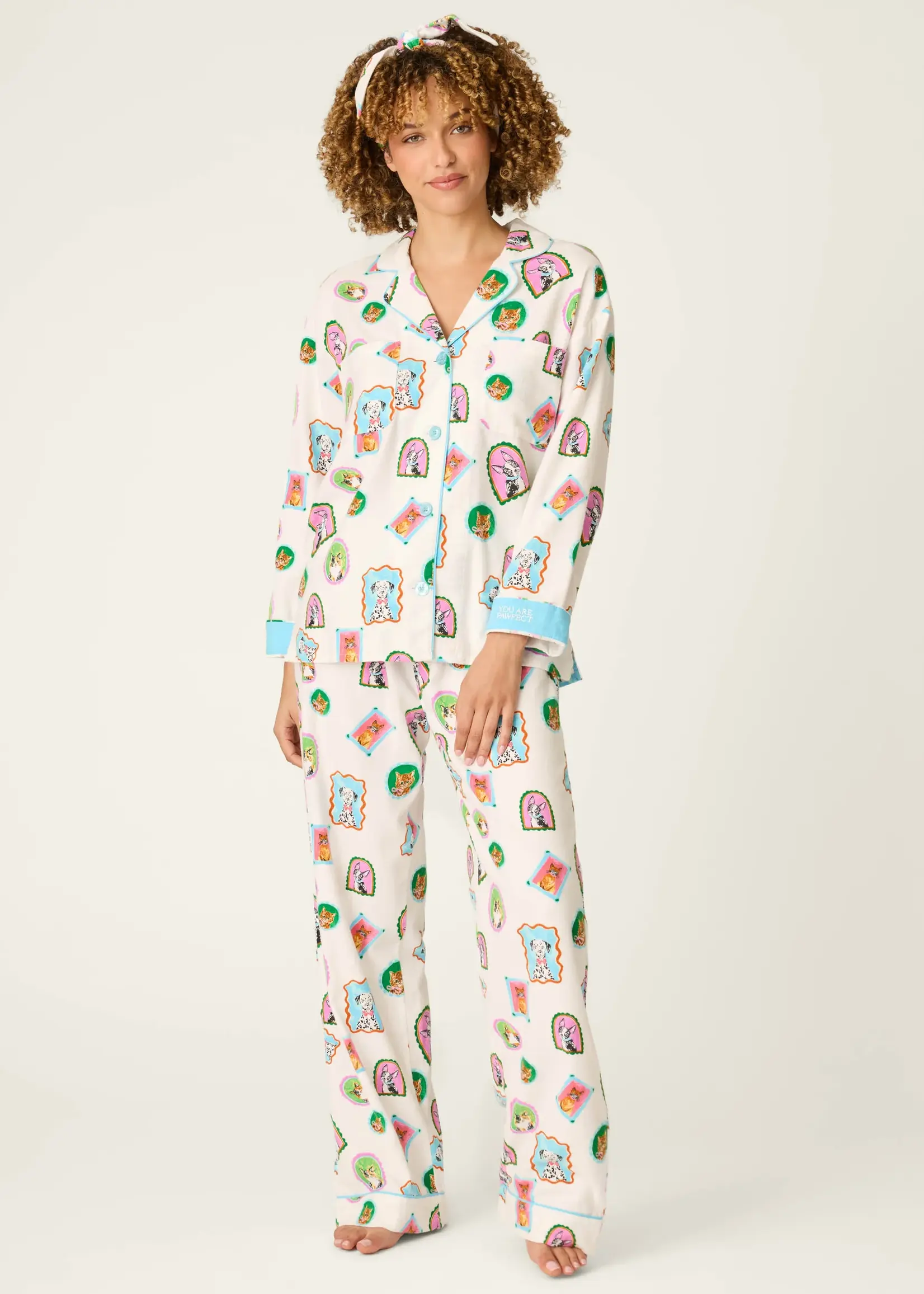 PJ Salvage Picture Perfect Flannel PJ Set RZFLPJ1