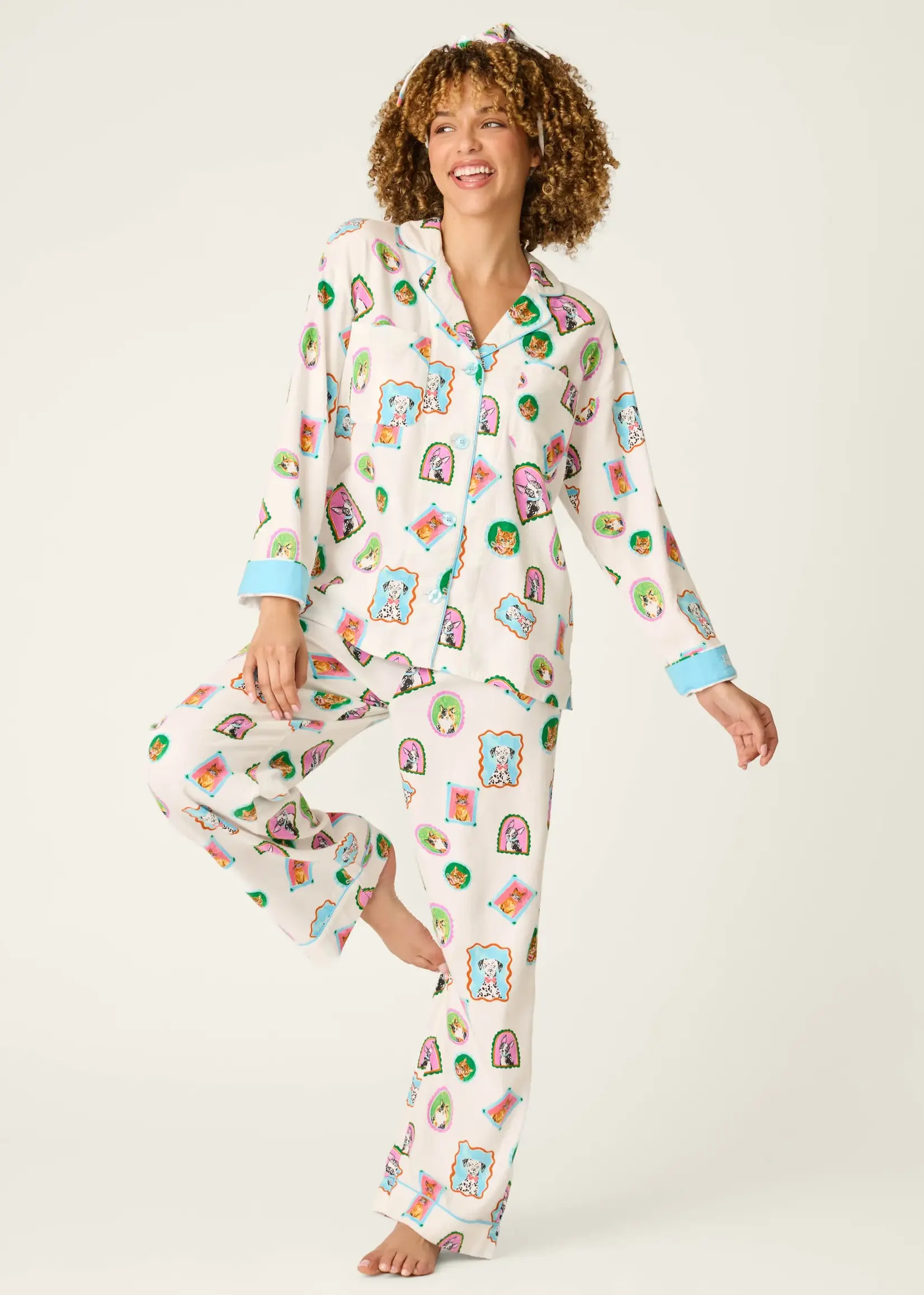 PJ Salvage Picture Perfect Flannel PJ Set RZFLPJ1