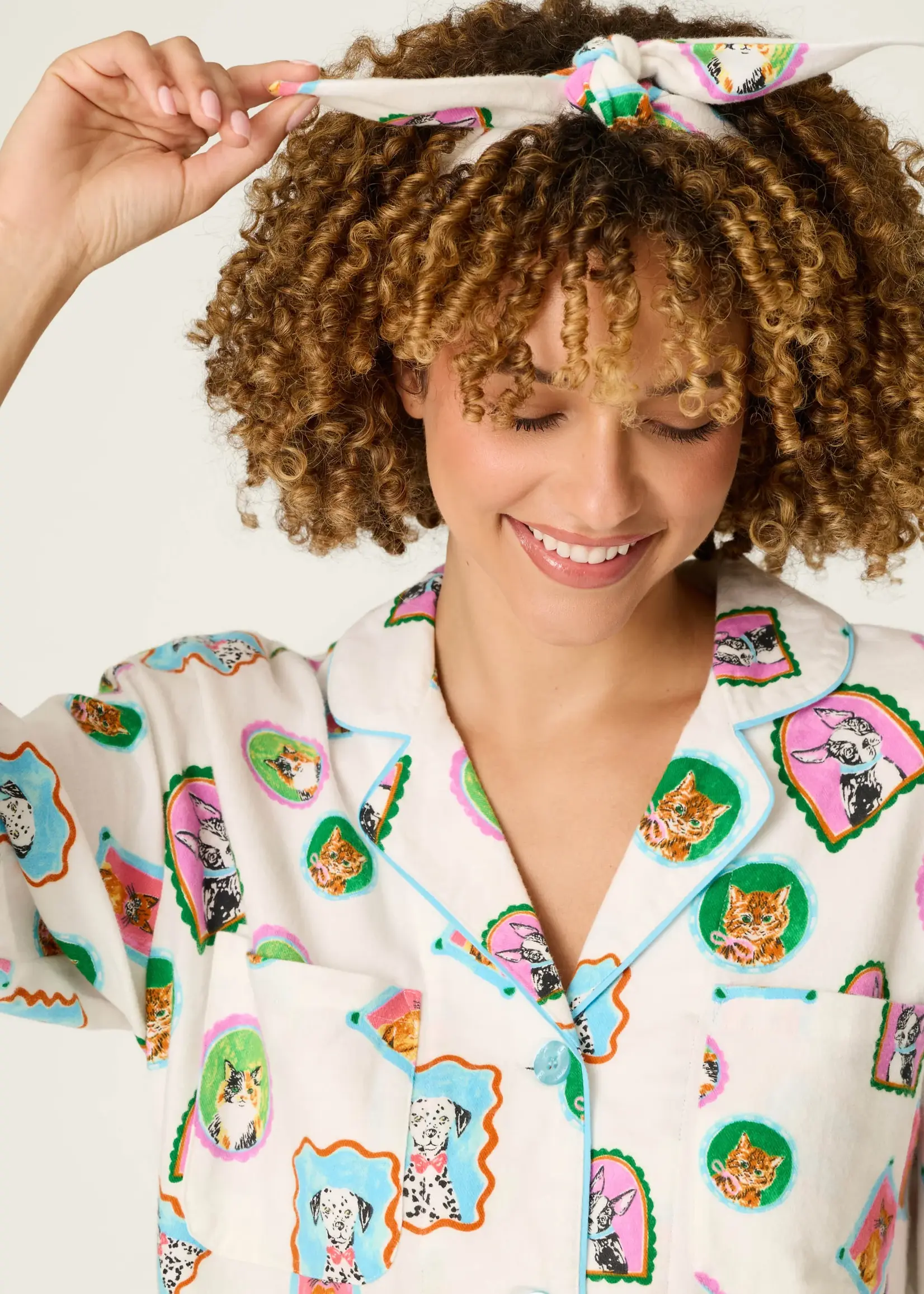 PJ Salvage Picture Perfect Flannel PJ Set RZFLPJ1