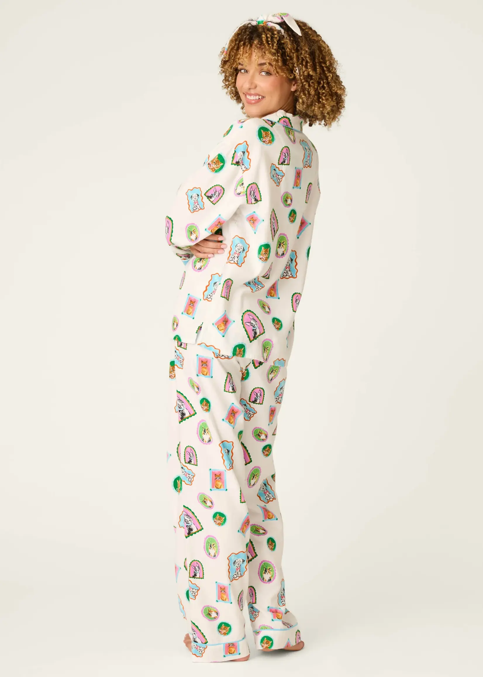PJ Salvage Picture Perfect Flannel PJ Set RZFLPJ1