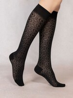 Bleuforet Silk Pattern Knee High Socks 6619