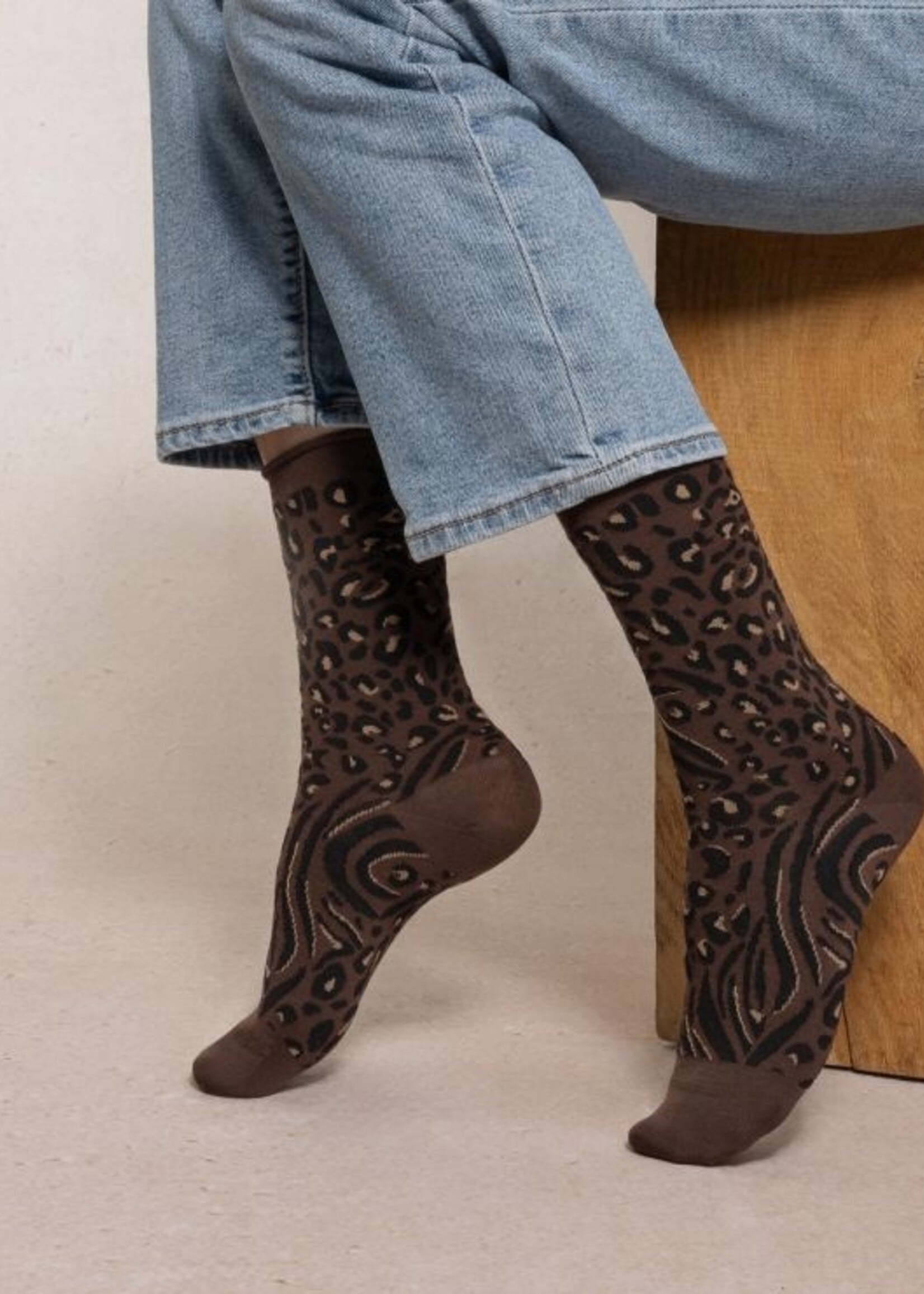 Bleuforet Wool Animal Print Socks 6562